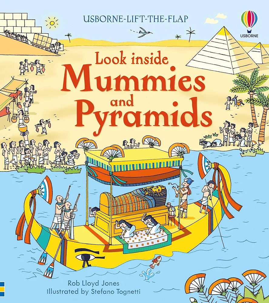 Usborne Lift the Flap Look Inside Mummies and Pyramids