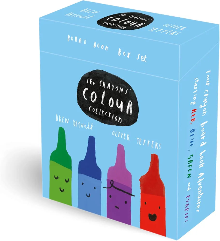 The Crayons Colour Collection Red, Green, Blue and Purple set